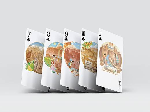 火洲遗韵·吐鲁番典藏扑克牌设计