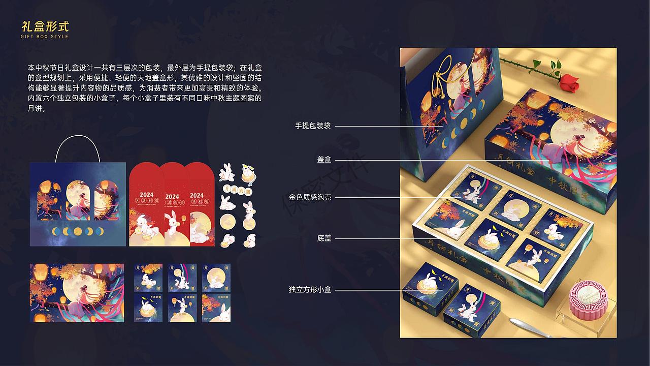 中秋月饼礼盒设计
