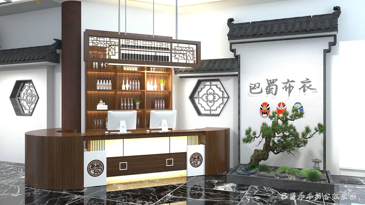 巴蜀布衣饭店设计（图ZMzkxOTQxNTEy） - 商业空间设计 - 站酷设计师yorick1983原创素材 - 站酷ZCOOL