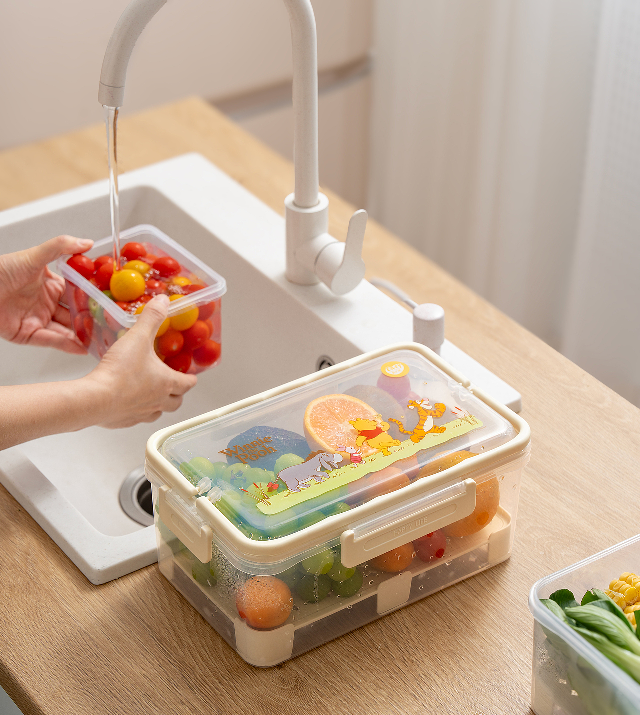 维尼手提保鲜盒-【创意拍摄】