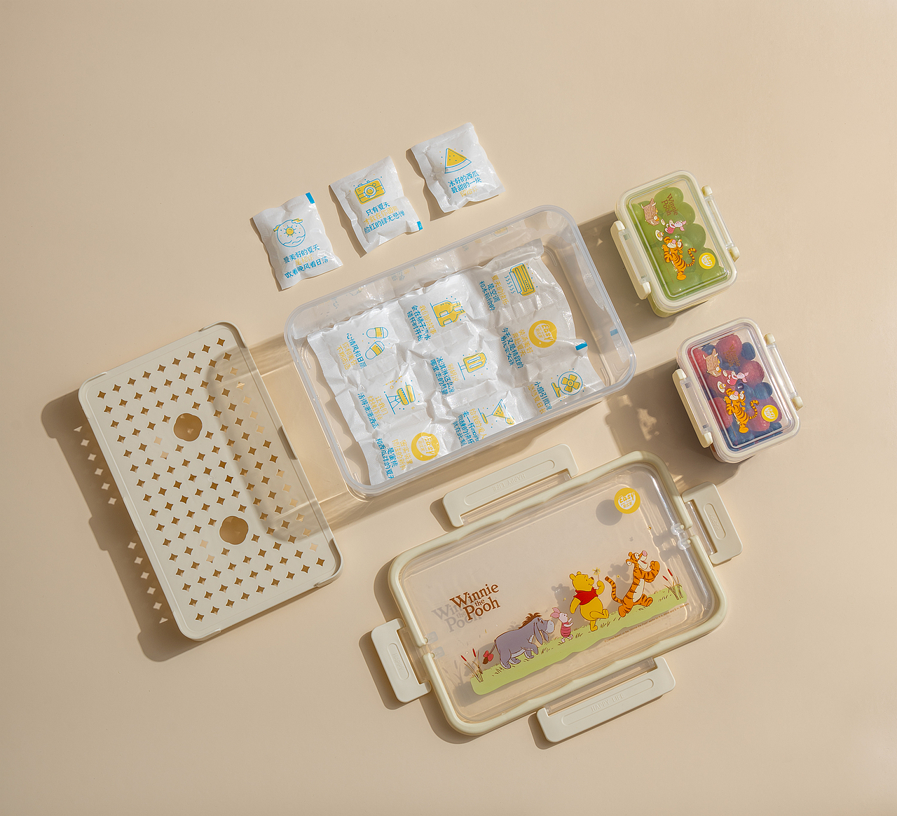 维尼手提保鲜盒-【创意拍摄】