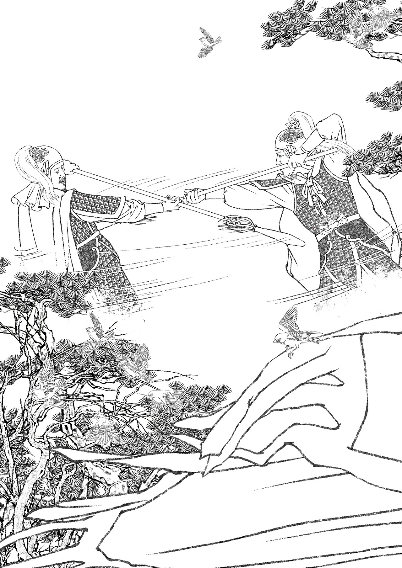 纪保超插画设计《狄青》——【中华先贤人物故事汇】（图ZMzkxOTUzMTgw） - 商业插画 - 站酷设计师纪保超原创素材 - 站酷ZCOOL