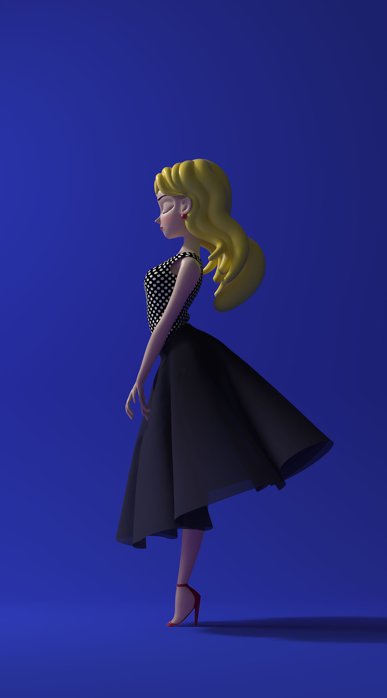 卡通人物小女孩建模渲染（图ZMzkxOTYyNTUy） - 其他 - 站酷设计师17等风来原创素材 - 站酷ZCOOL