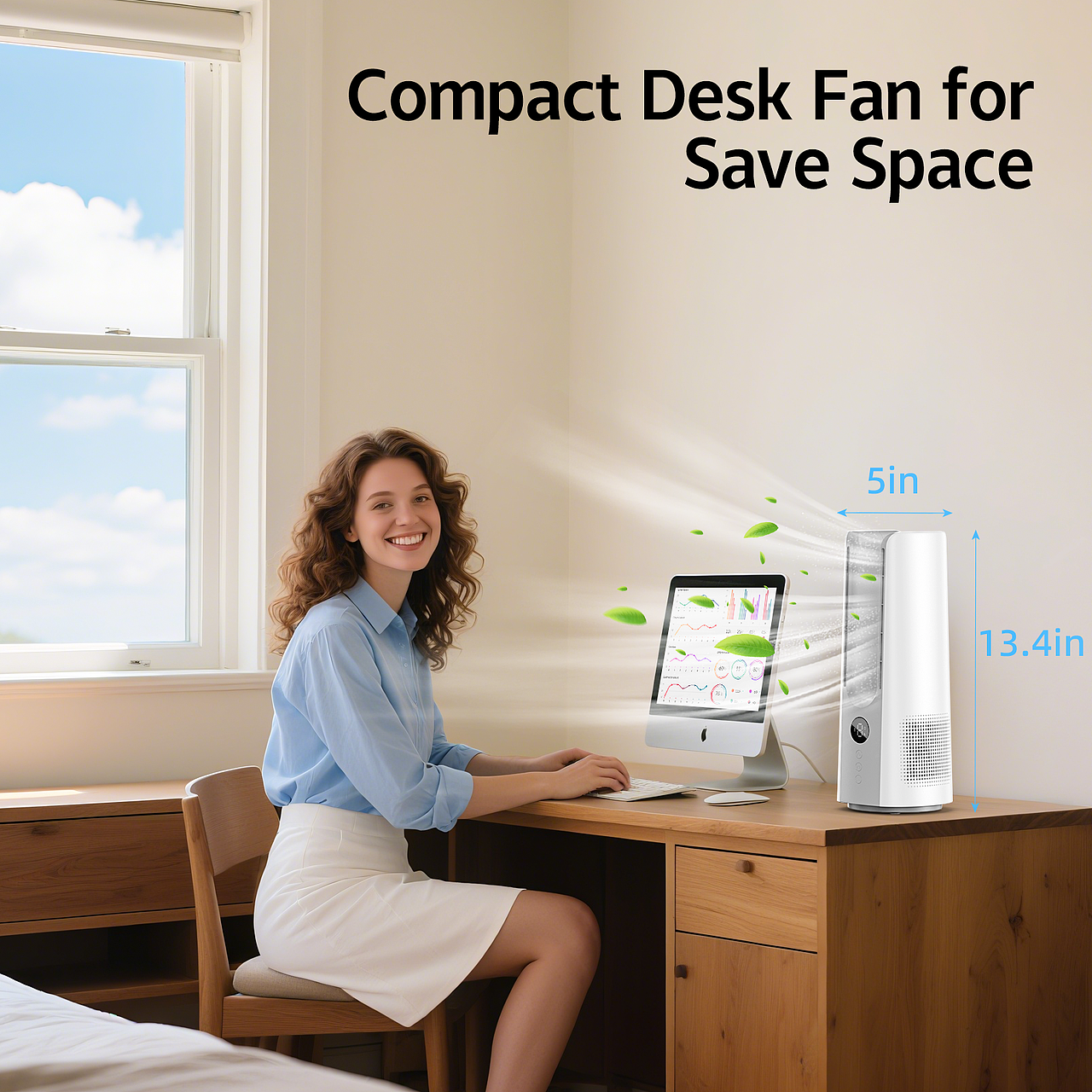 亚马逊套图 风扇 白色