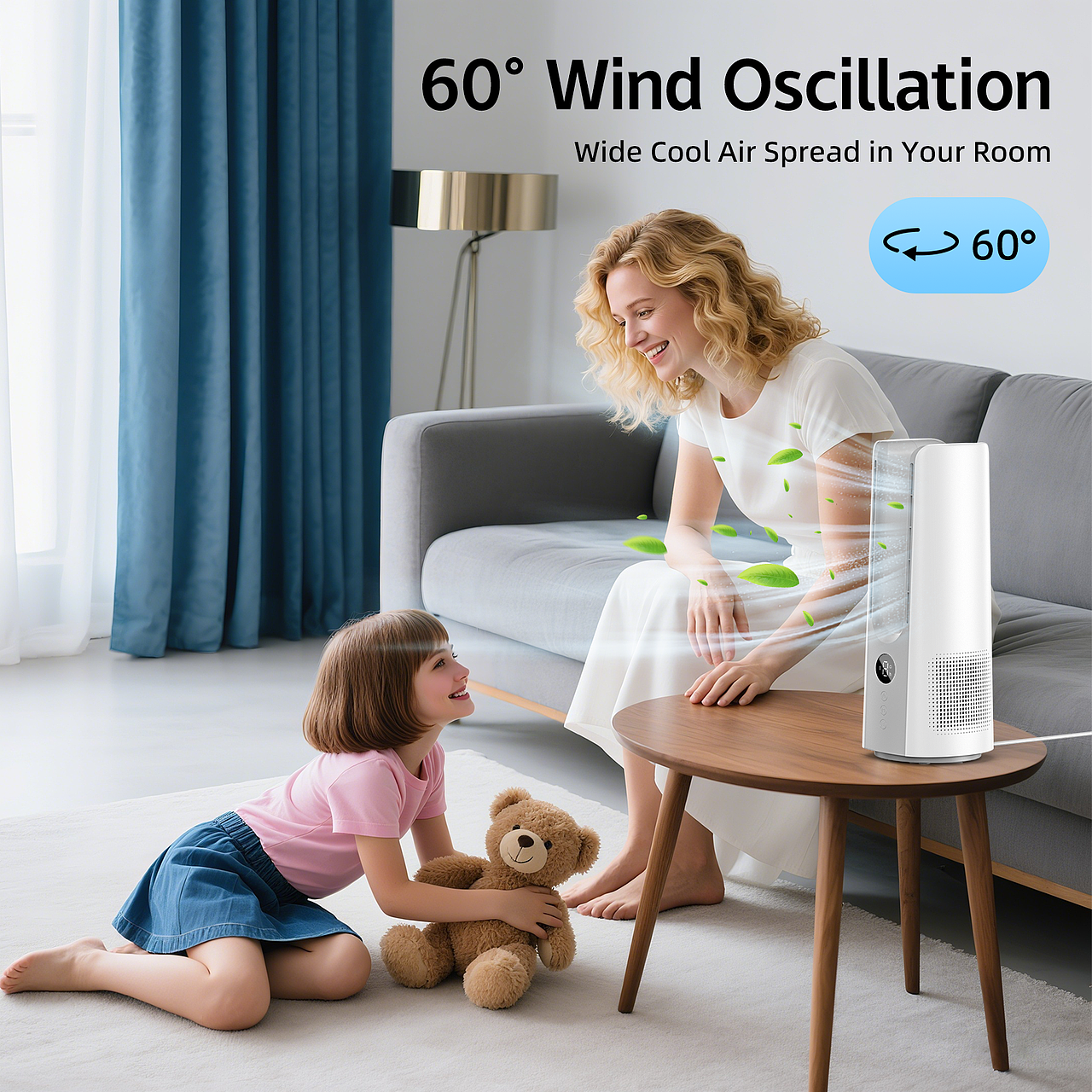 亚马逊套图 风扇 白色