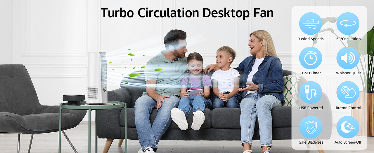 亚马逊套图 风扇 白色