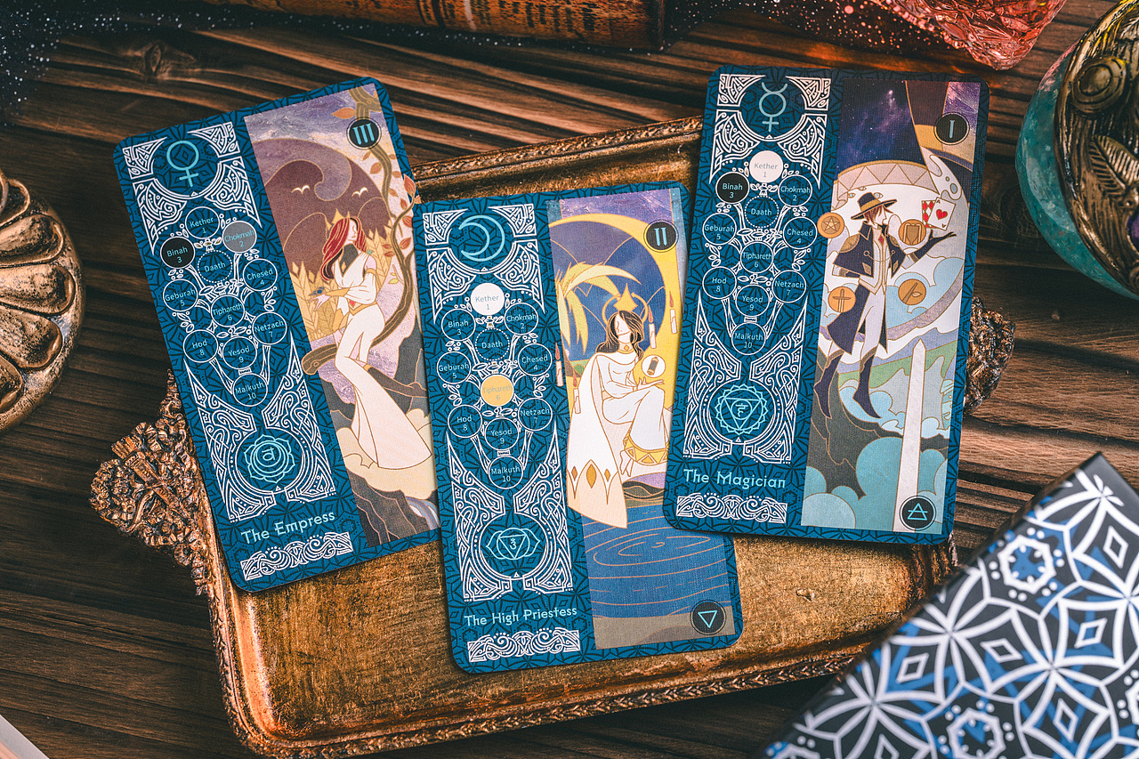 接骨木Ⅱ 塔罗牌/利诺曼 共生树礼盒 平面设计