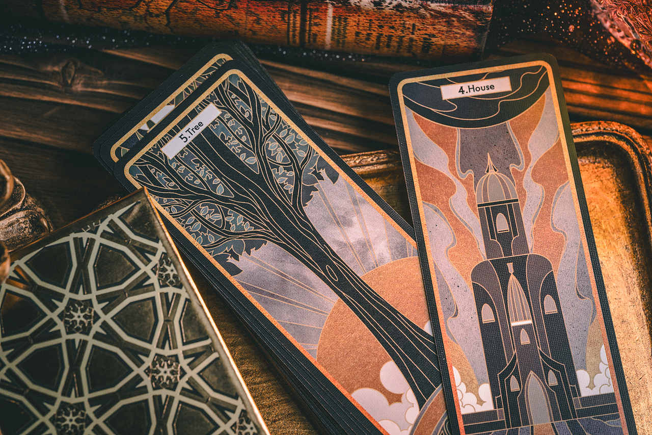 接骨木Ⅱ 塔罗牌/利诺曼 共生树礼盒 平面设计