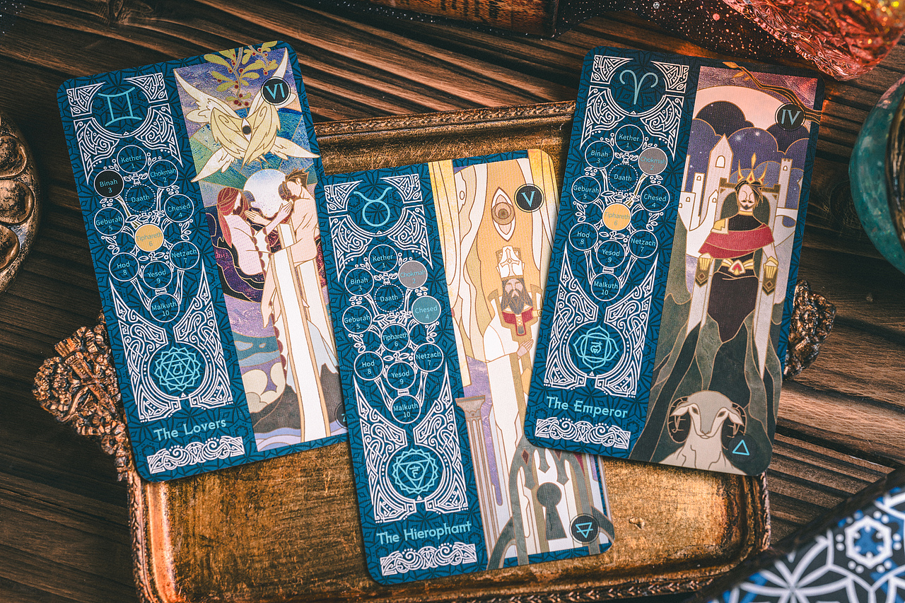 接骨木Ⅱ 塔罗牌/利诺曼 共生树礼盒 平面设计