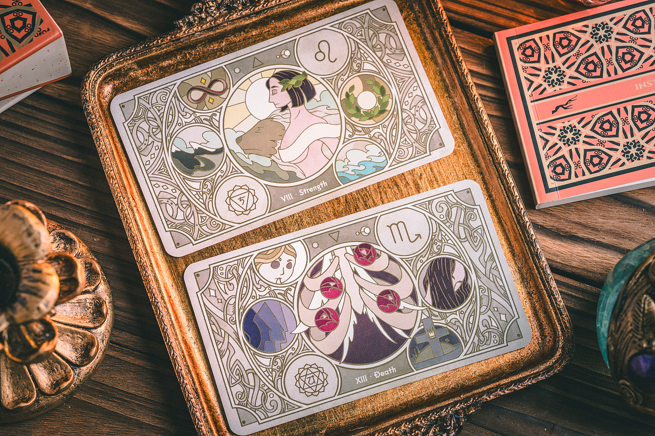 接骨木Ⅱ 塔罗牌/利诺曼 共生树礼盒 平面设计