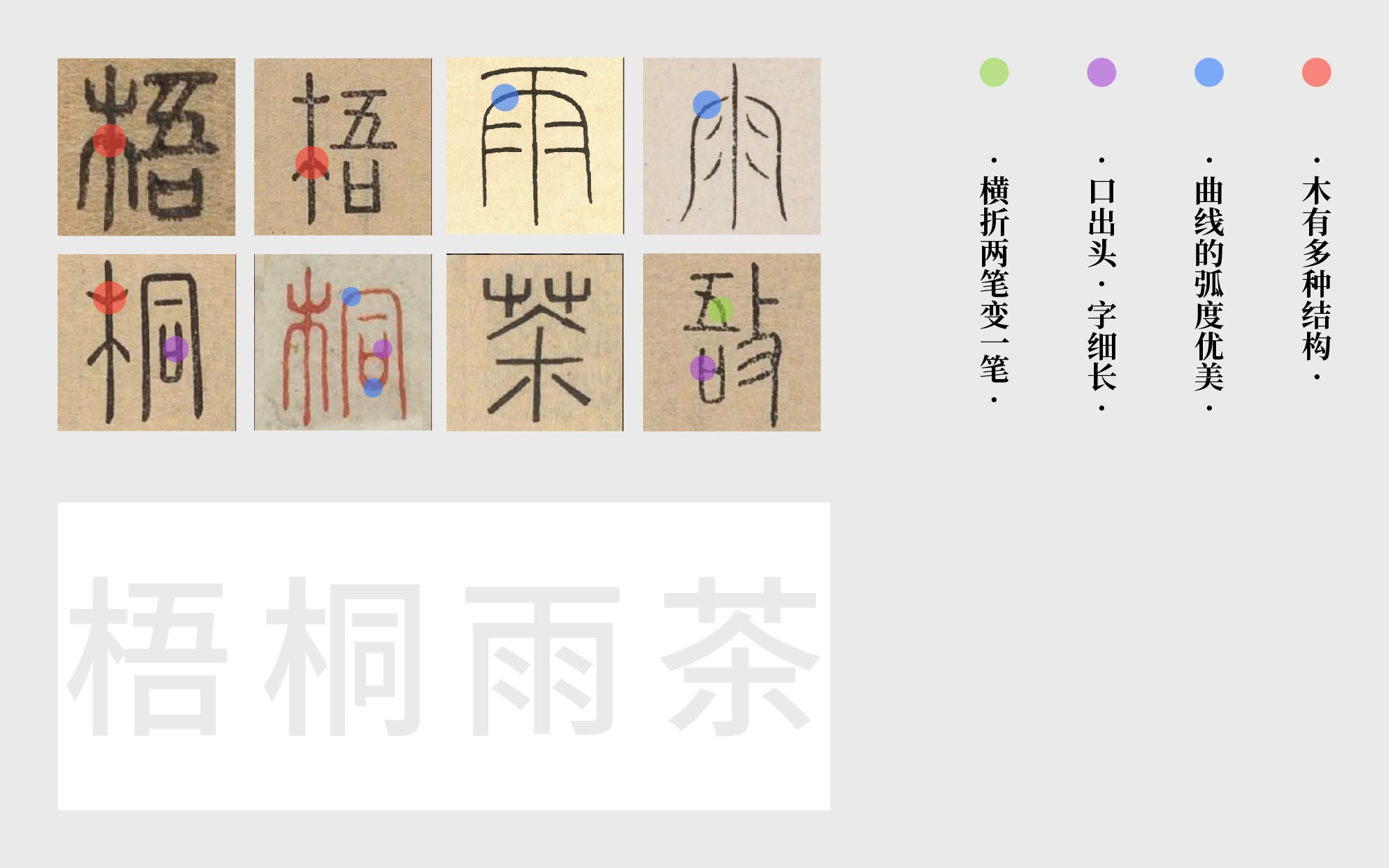 纯手工【字体设计】如何从碑帖书体获取灵感（图ZMTUxMjIwNTI=） - 教程 - 站酷设计师渐圆Design原创素材 - 站酷ZCOOL
