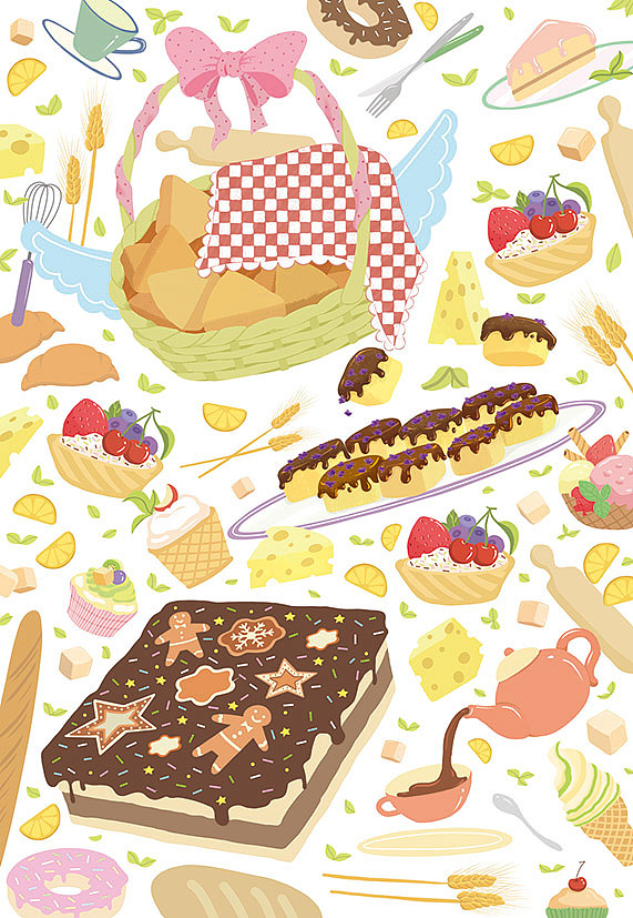 零散的一些插画作品