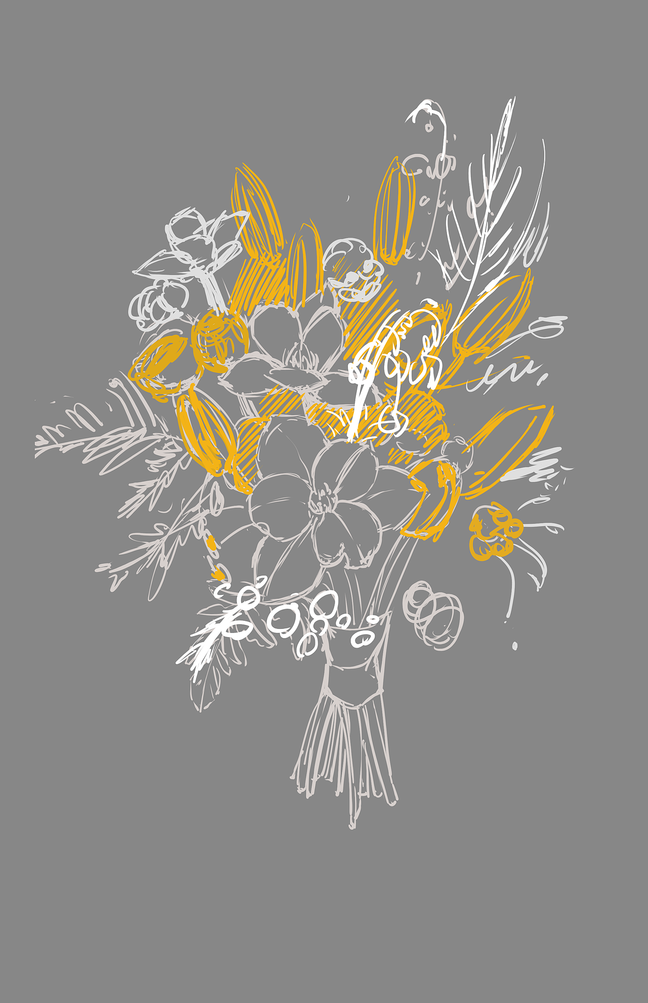 花卉练习2（图ZMzkxOTcxNjA0） - 商业插画 - 站酷设计师插画师行知原创素材 - 站酷ZCOOL