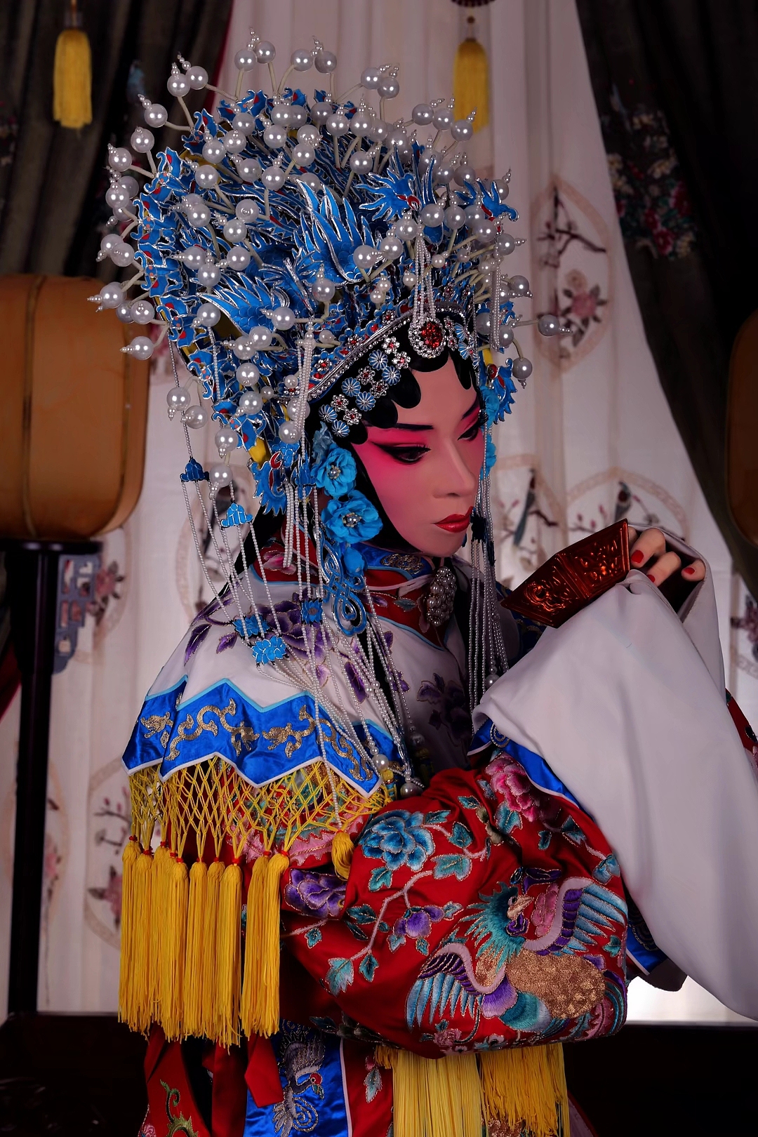 我的京剧照 旦角花旦红娘 戏曲旦角化妆