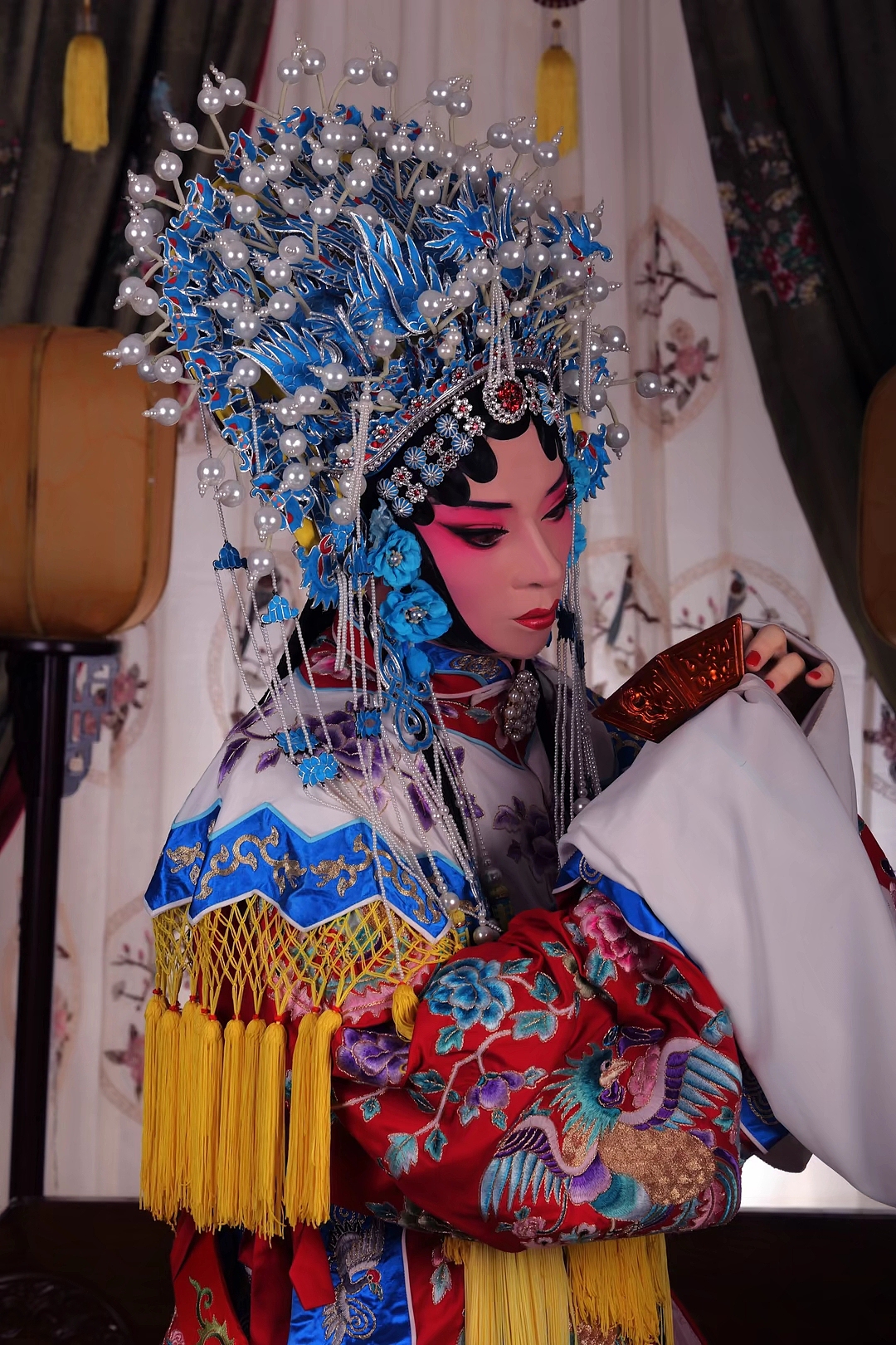 我的京剧照 旦角花旦红娘 戏曲旦角化妆