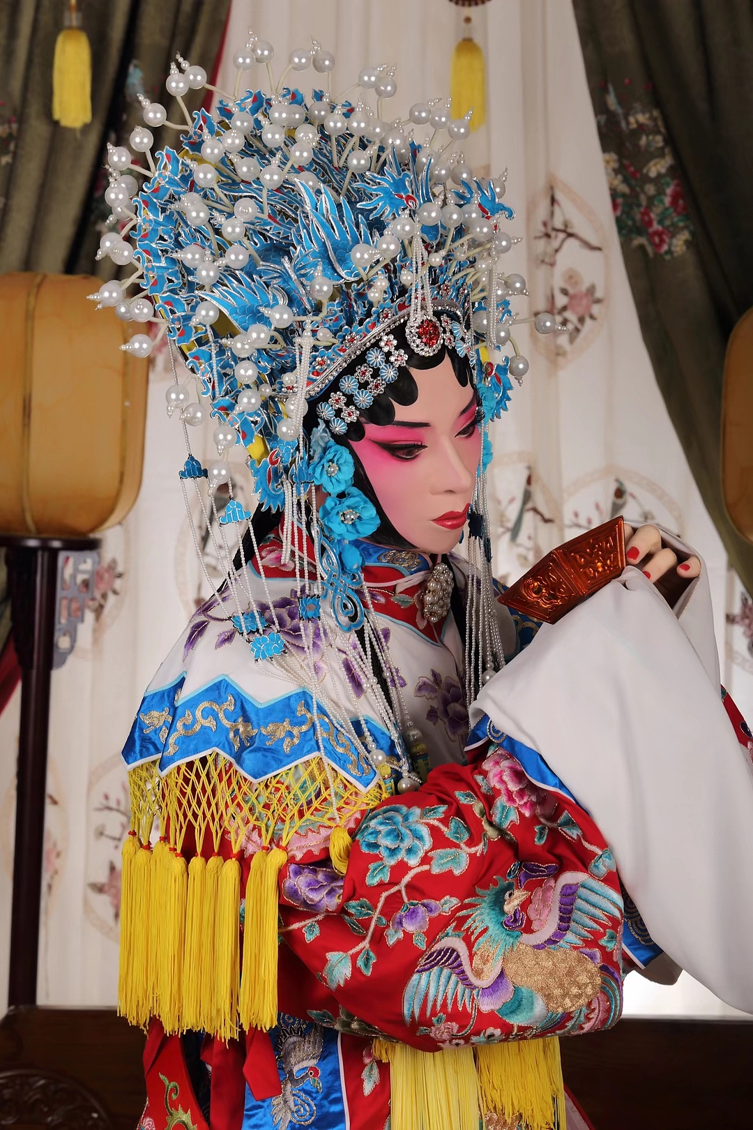 我的京剧照 旦角花旦红娘 戏曲旦角化妆