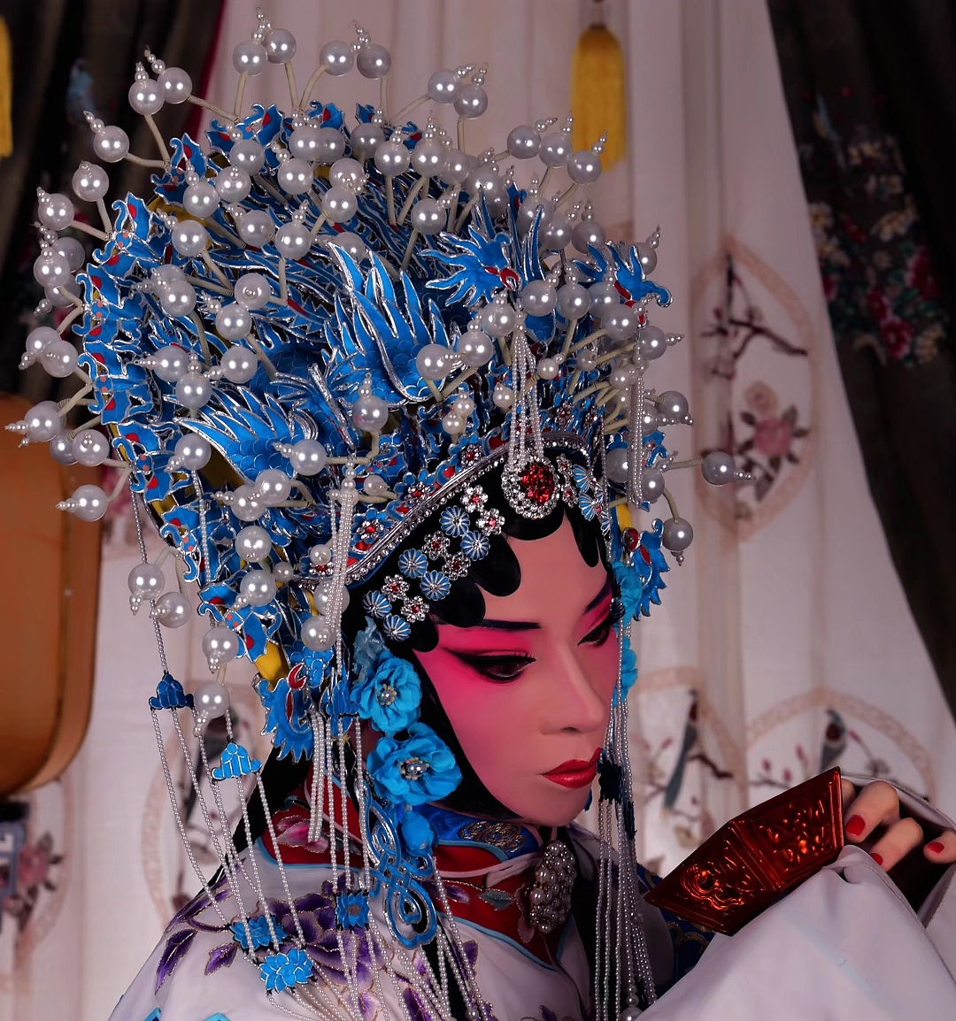 我的京剧照 旦角花旦红娘 戏曲旦角化妆