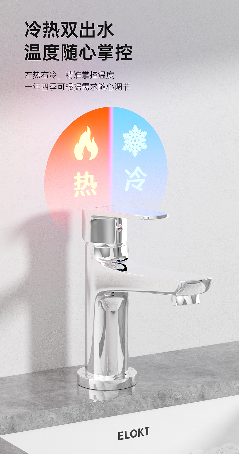 不锈钢 面盆龙头 详情页