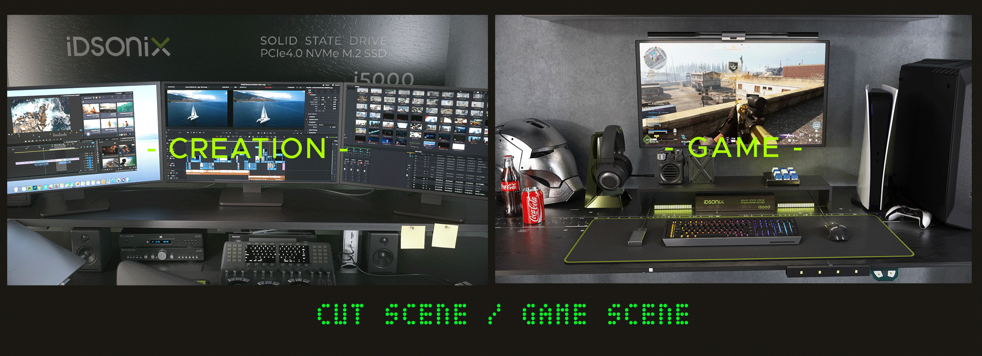 iDsonix 固态硬盘 产品动态视觉设计