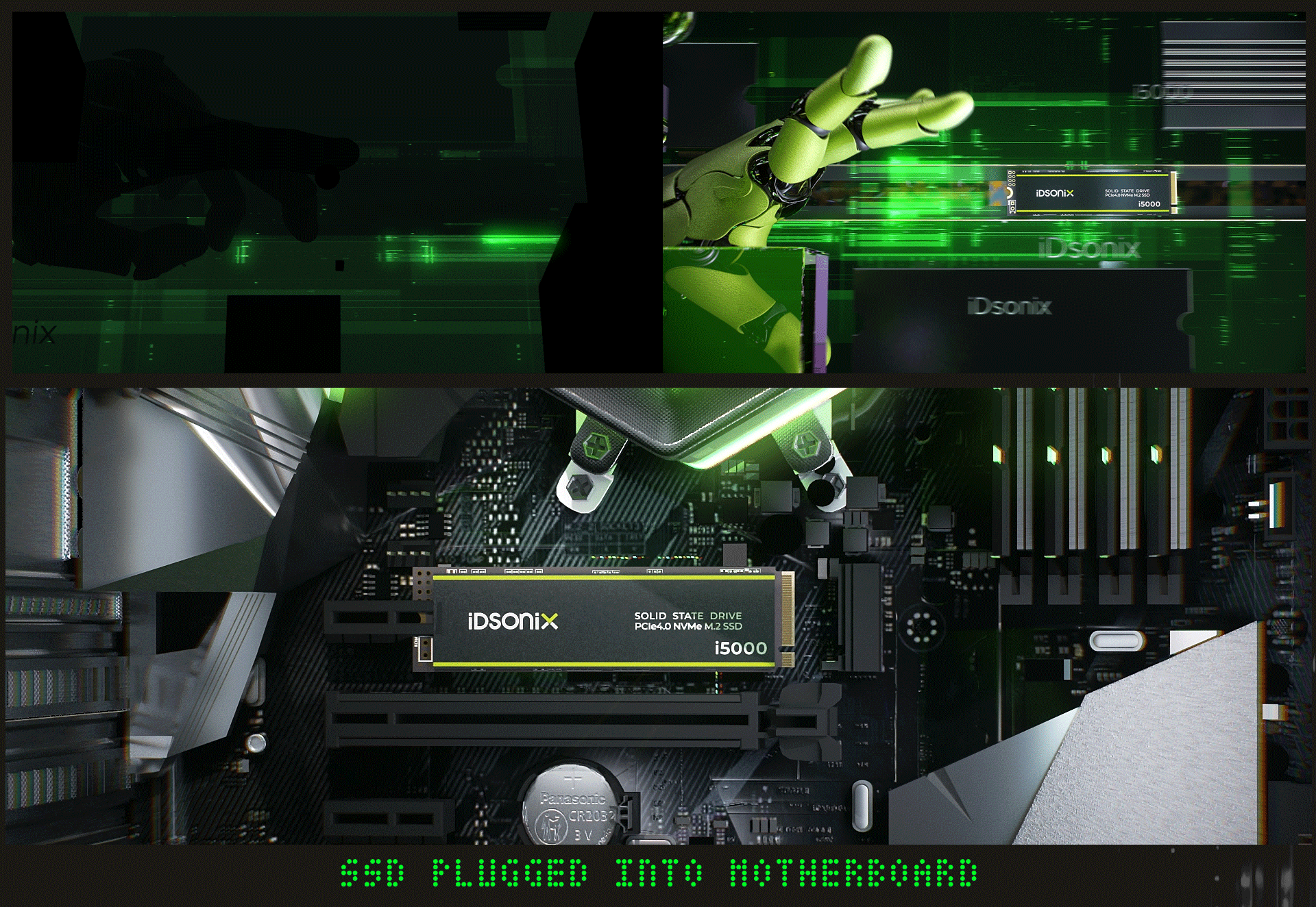 iDsonix 固态硬盘 产品动态视觉设计