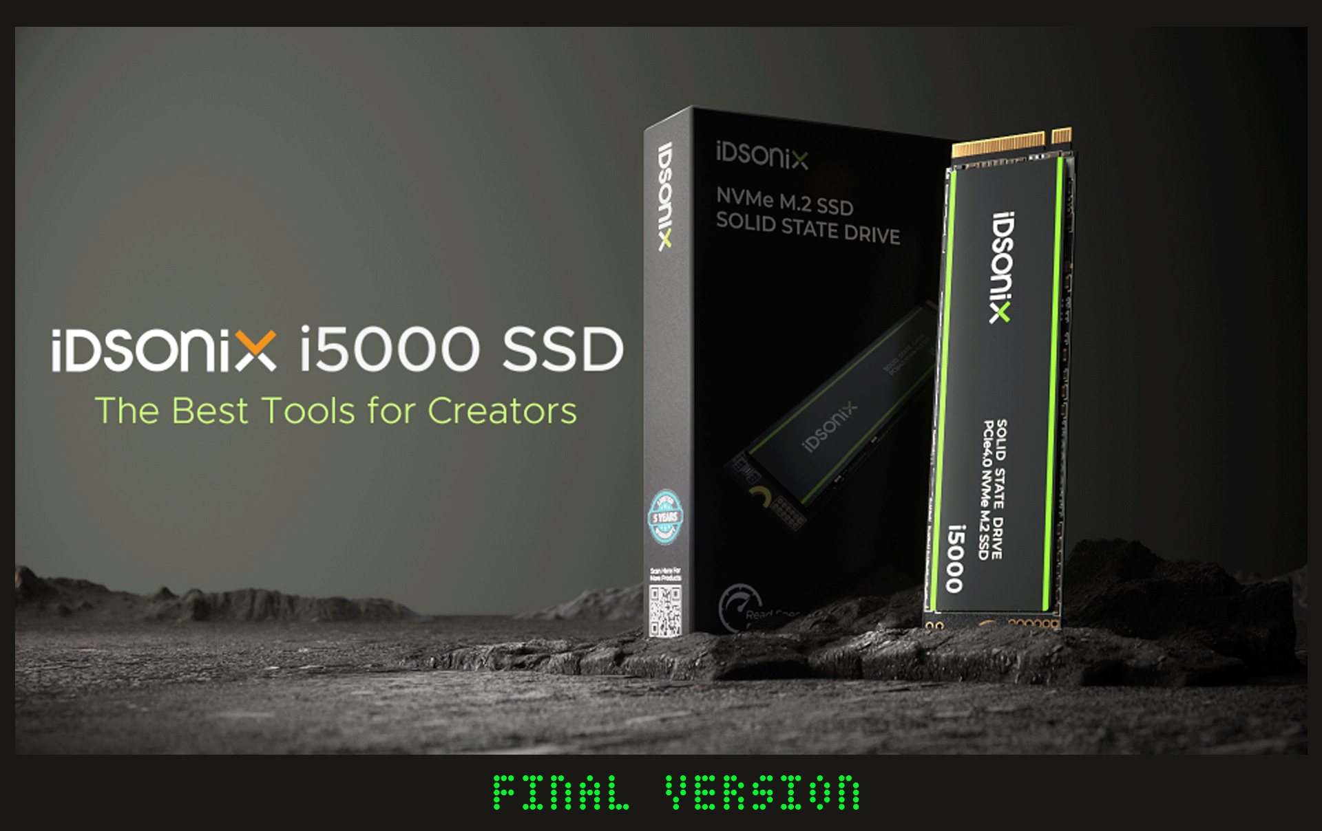 iDsonix 固态硬盘 产品动态视觉设计