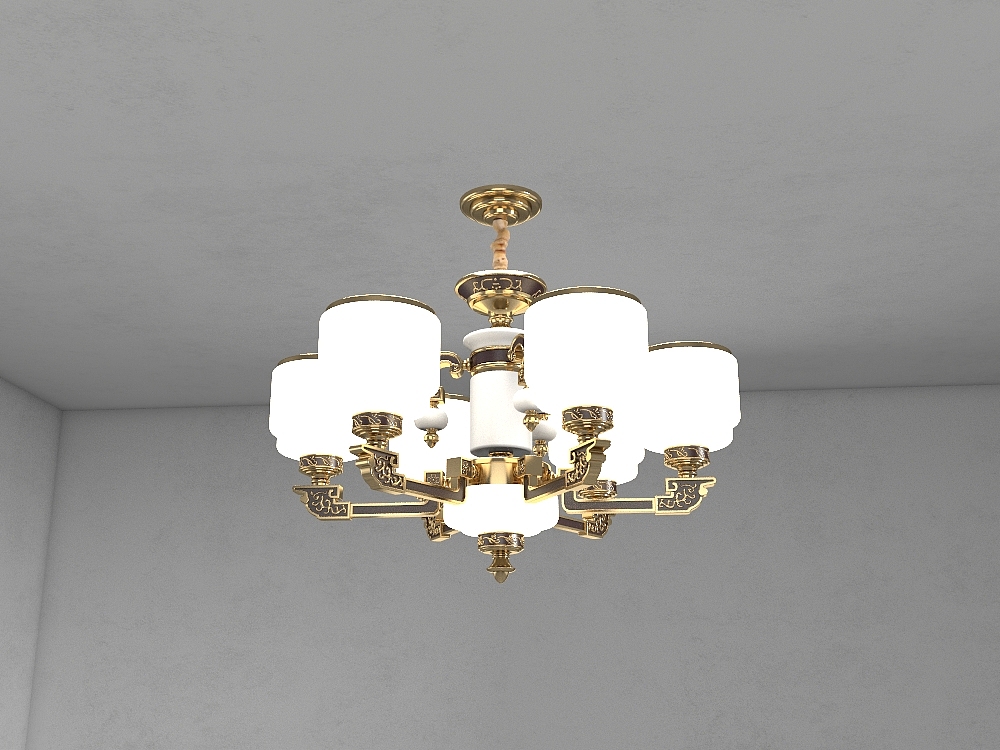 三维建模渲染-欧式吊灯