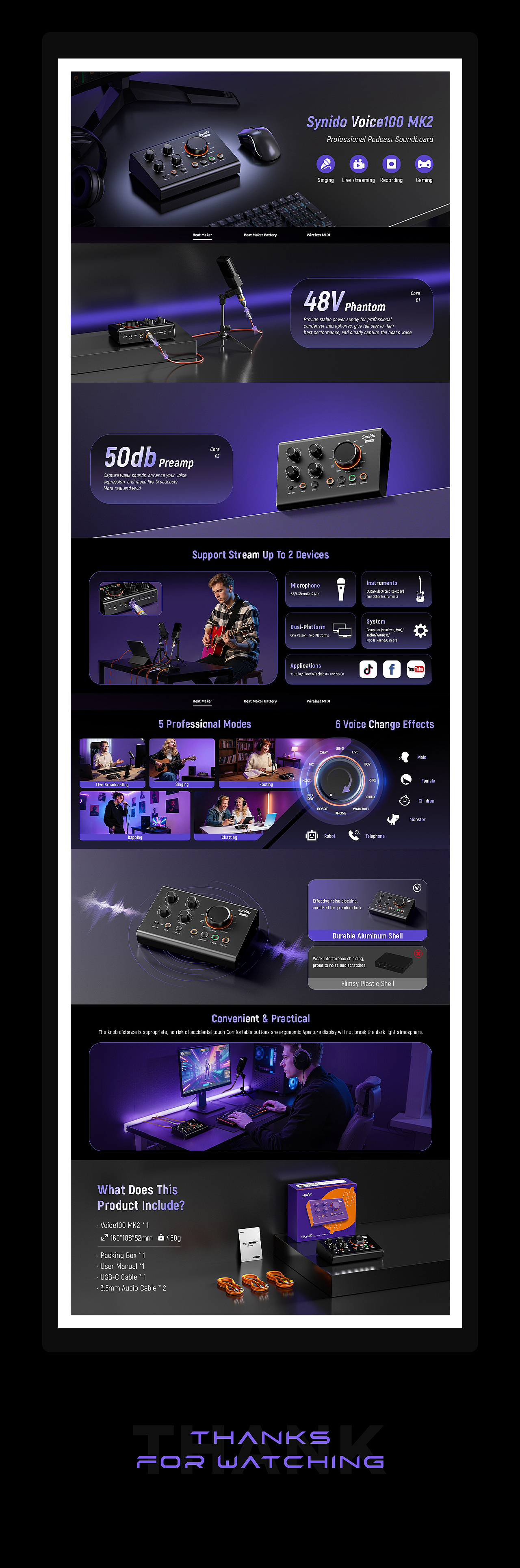 Synido x ACDC | 声卡亚马逊套图