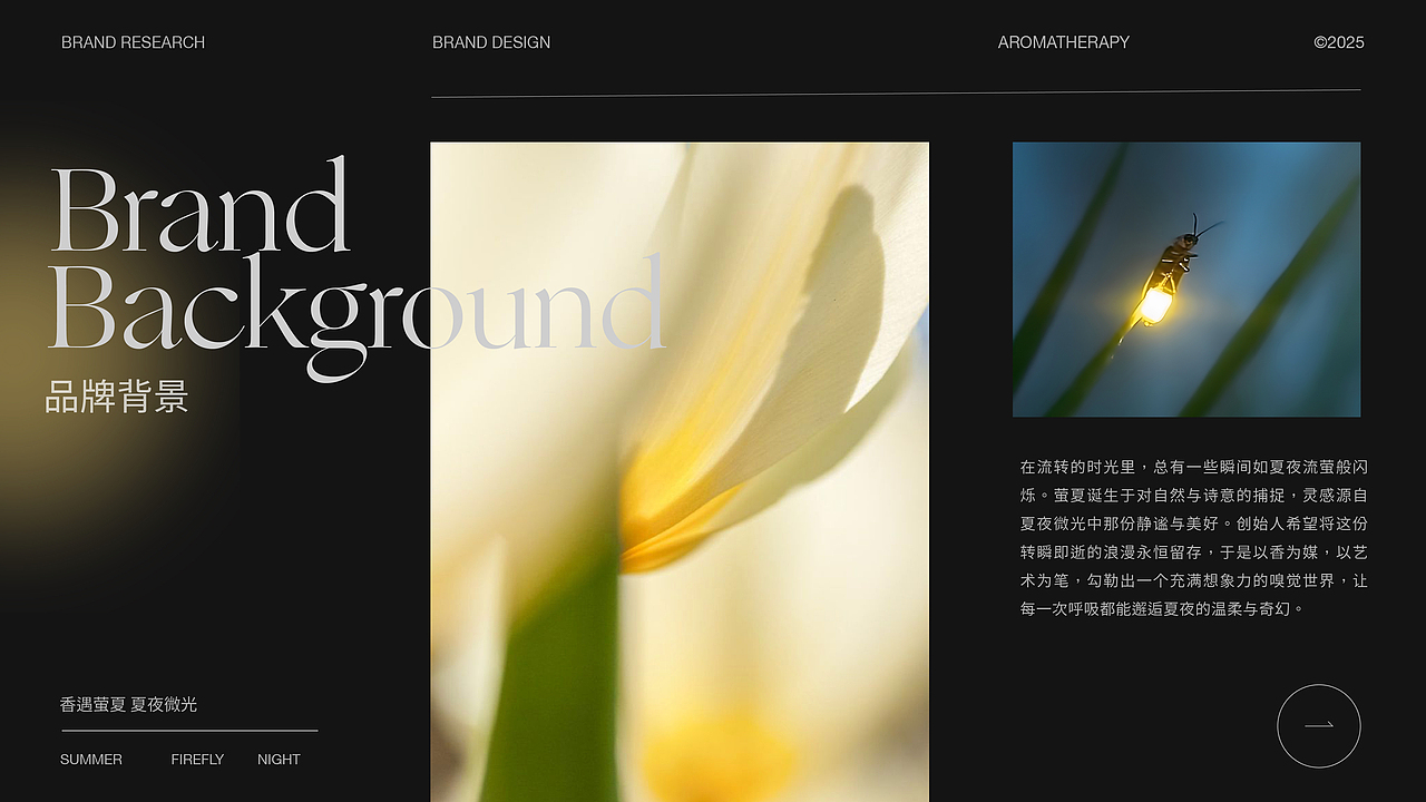萤夏 香薰品牌包装全案 | 标志/蜡烛无火包装
