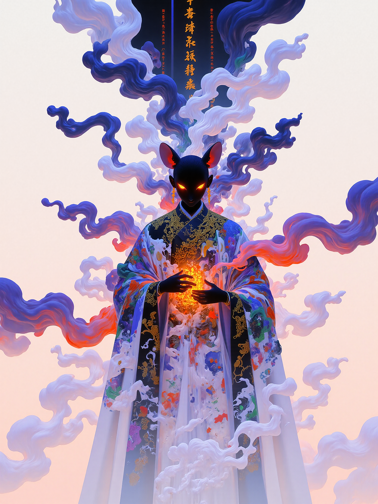 奇幻中式风生肖角色-子鼠