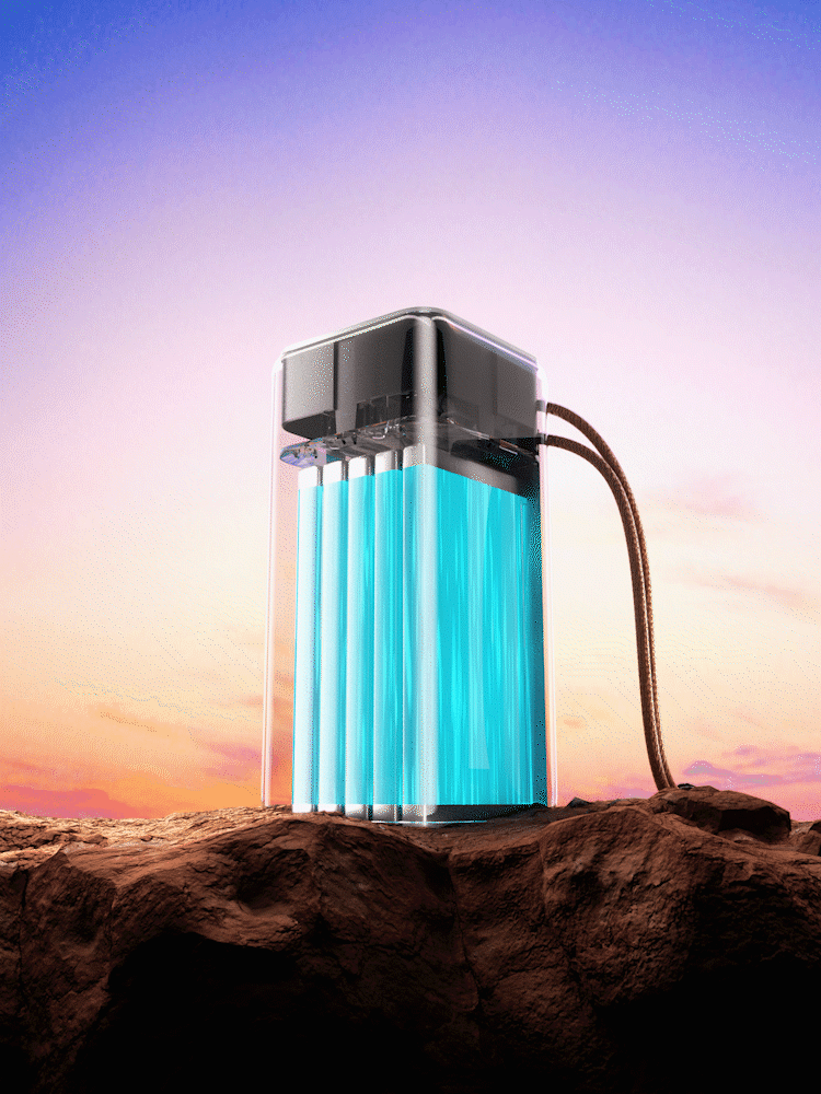 充电宝渲染视频