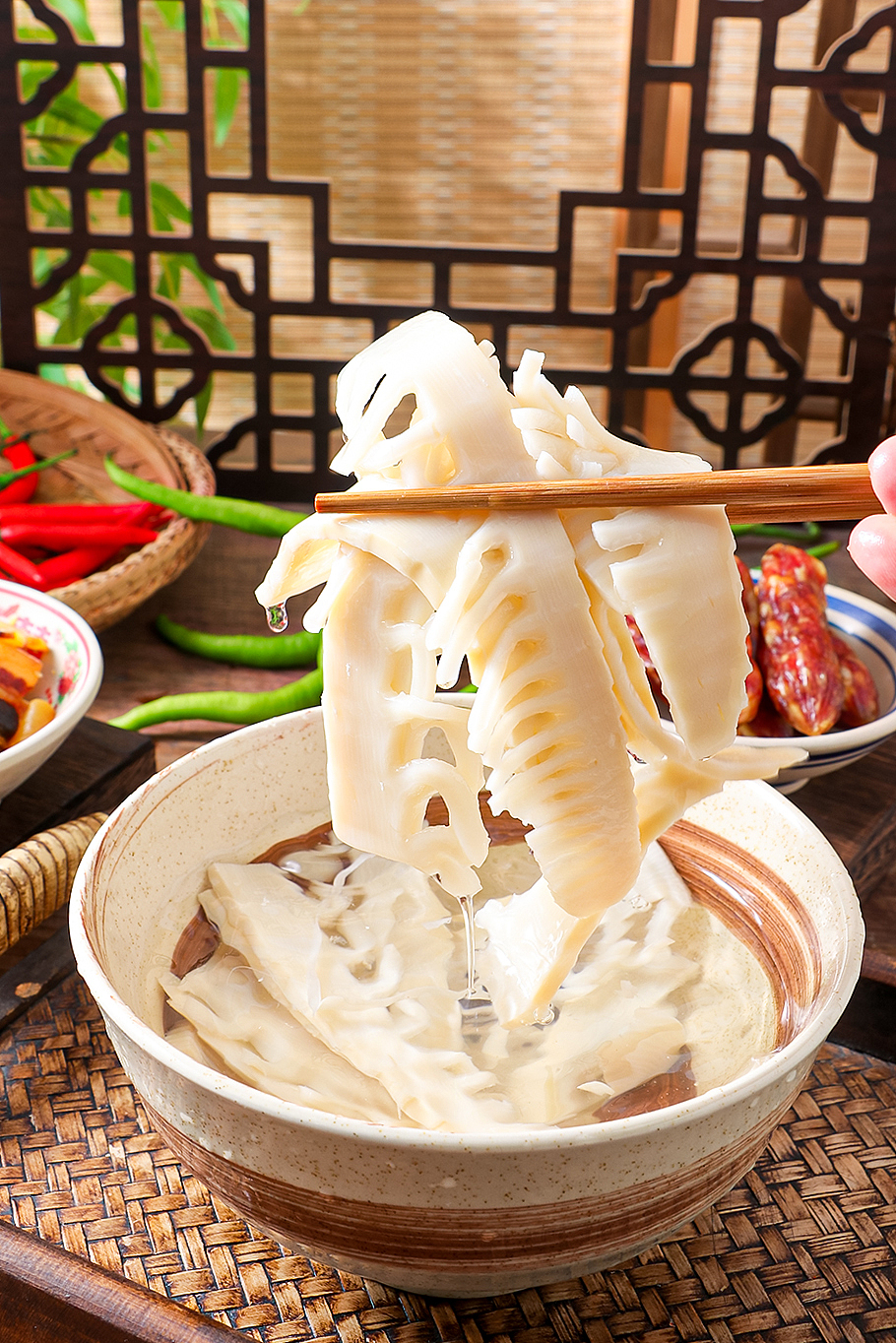 福建永安竹笋新鲜嫩笋尖脆笋丝涮火锅清水笋片火锅笋（图ZMzkyMDEyODAw） - 美食摄影 - 站酷设计师光绪摄影工作室原创素材 - 站酷ZCOOL