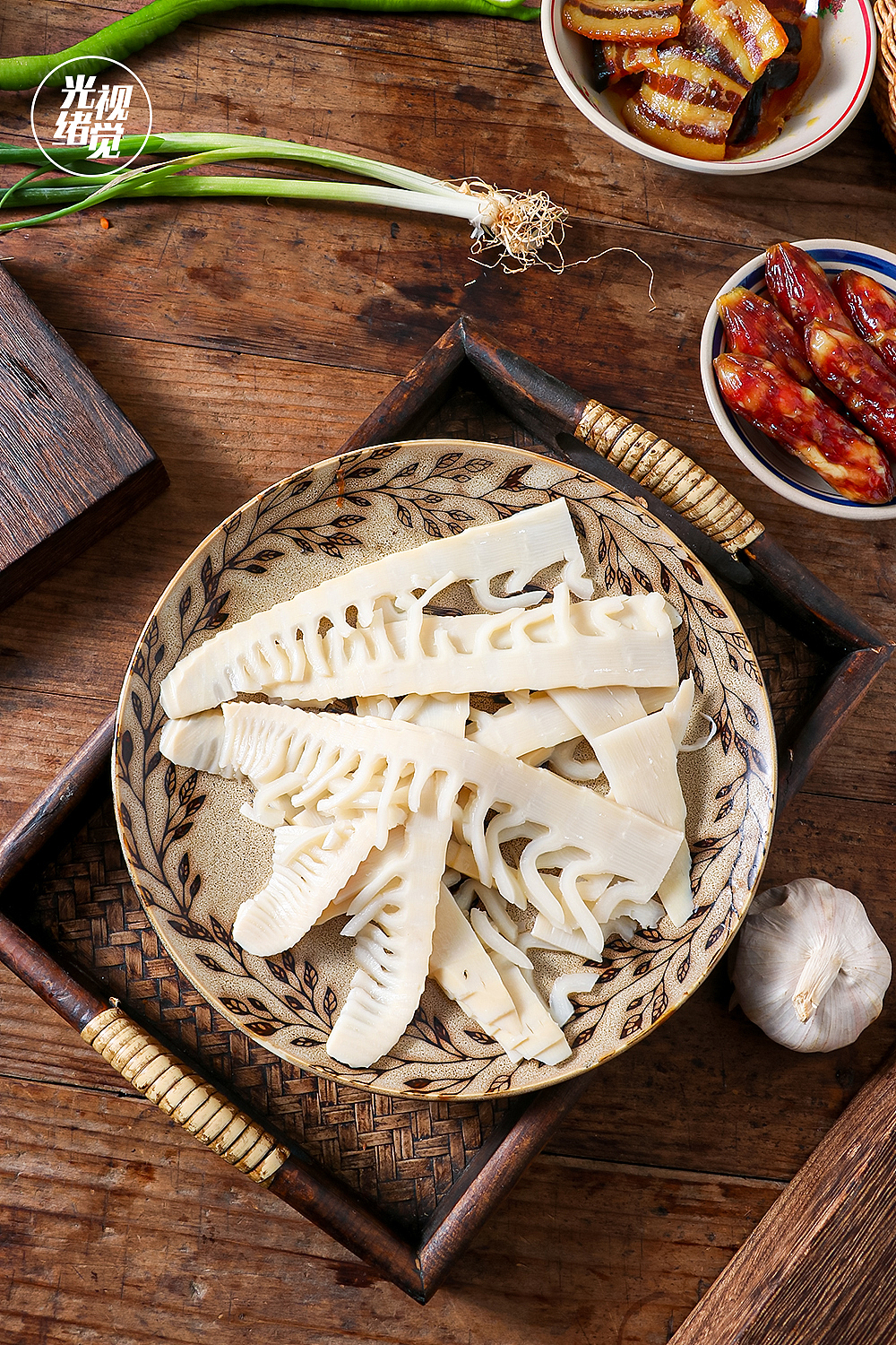 福建永安竹笋新鲜嫩笋尖脆笋丝涮火锅清水笋片火锅笋（图ZMzkyMDEyODA4） - 美食摄影 - 站酷设计师光绪摄影工作室原创素材 - 站酷ZCOOL