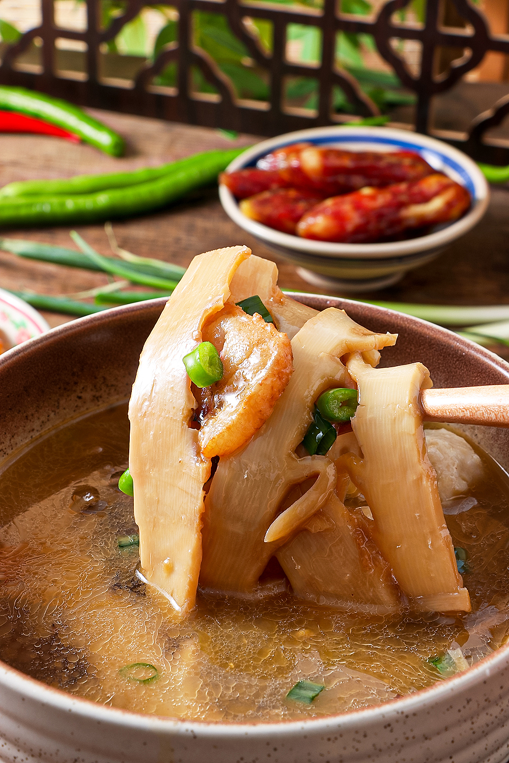 福建永安竹笋新鲜嫩笋尖脆笋丝涮火锅清水笋片火锅笋（图ZMzkyMDEyODY0） - 美食摄影 - 站酷设计师光绪摄影工作室原创素材 - 站酷ZCOOL