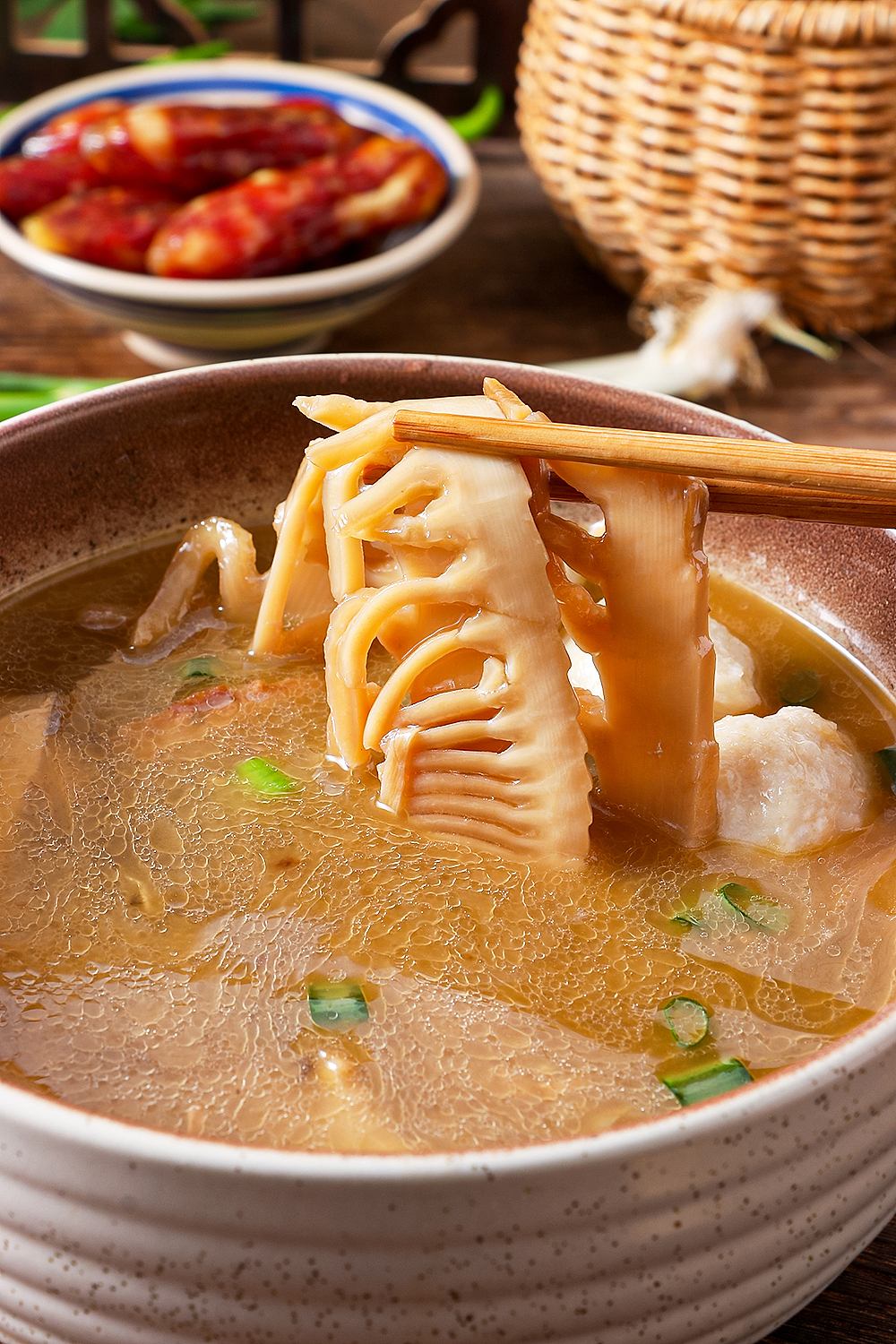 福建永安竹笋新鲜嫩笋尖脆笋丝涮火锅清水笋片火锅笋（图ZMzkyMDEyODY4） - 美食摄影 - 站酷设计师光绪摄影工作室原创素材 - 站酷ZCOOL