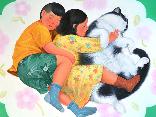 《摟摟加油站》（個人主頁-ZNzIwNjg1NzI=） - 繪畫 - 站酷設(shè)計師山上一只牛haha原創(chuàng)素材 - 站酷ZCOOL