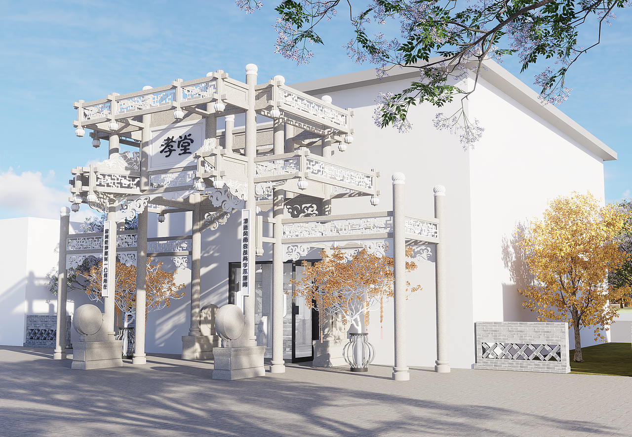 中式祠堂设计案例分享