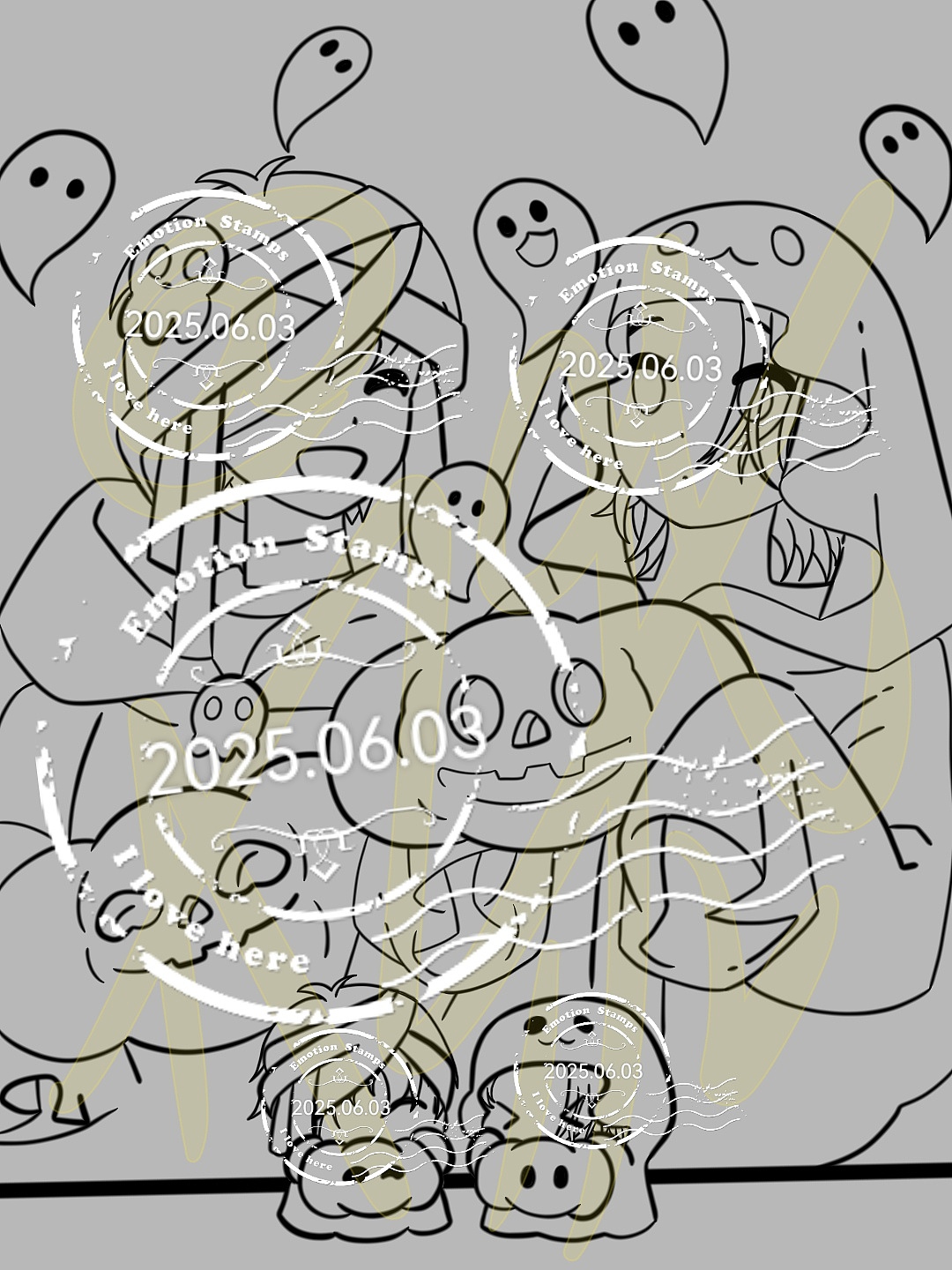 一些二创,临摹,原创画和自家oc