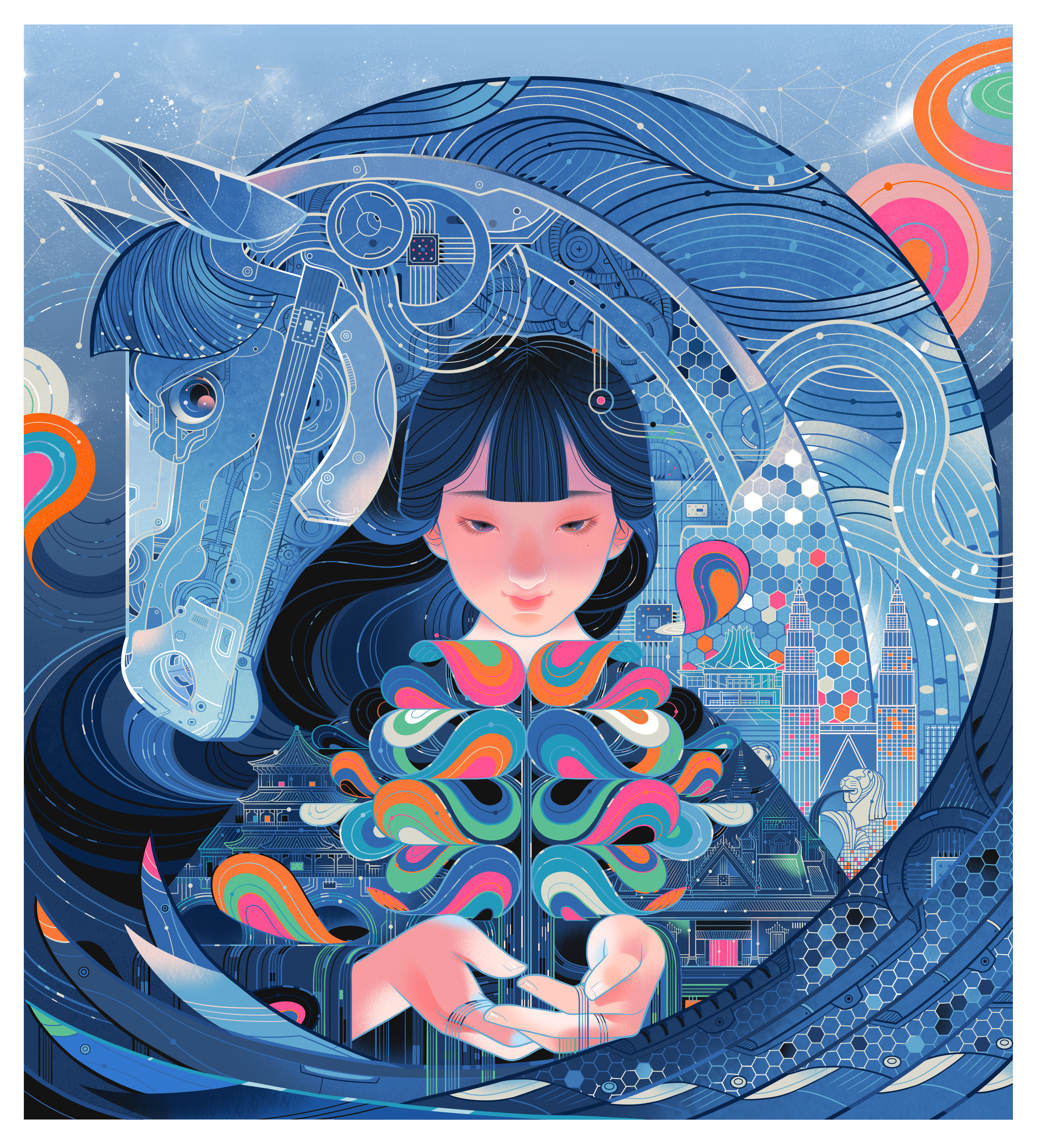 专访《中国日报》李旻：登上China Daily封面的新闻插画是如何诞生的？