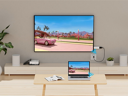 HDMI无线投屏器产品动画