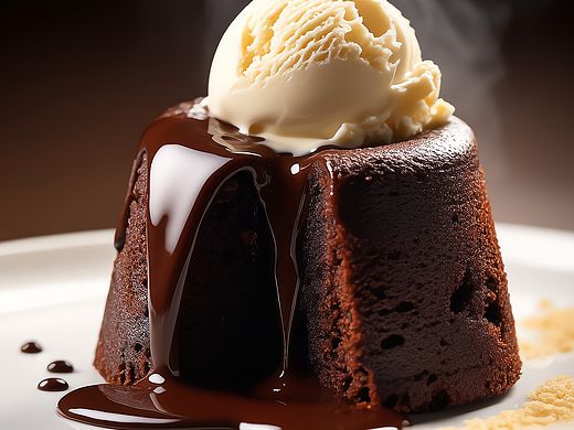 熔岩巧克力蛋糕