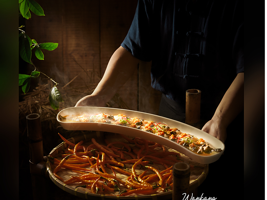 换个视角拍美食