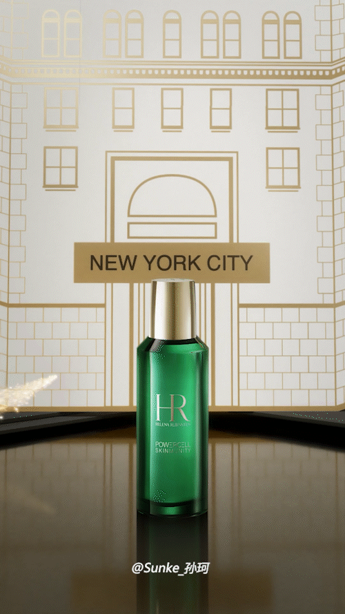 赫莲娜纽约圣诞产品礼盒CG动画广告（图ZMzkyMDMzMjg4） - 产品 - 站酷设计师SunKe_孙珂原创素材 - 站酷ZCOOL