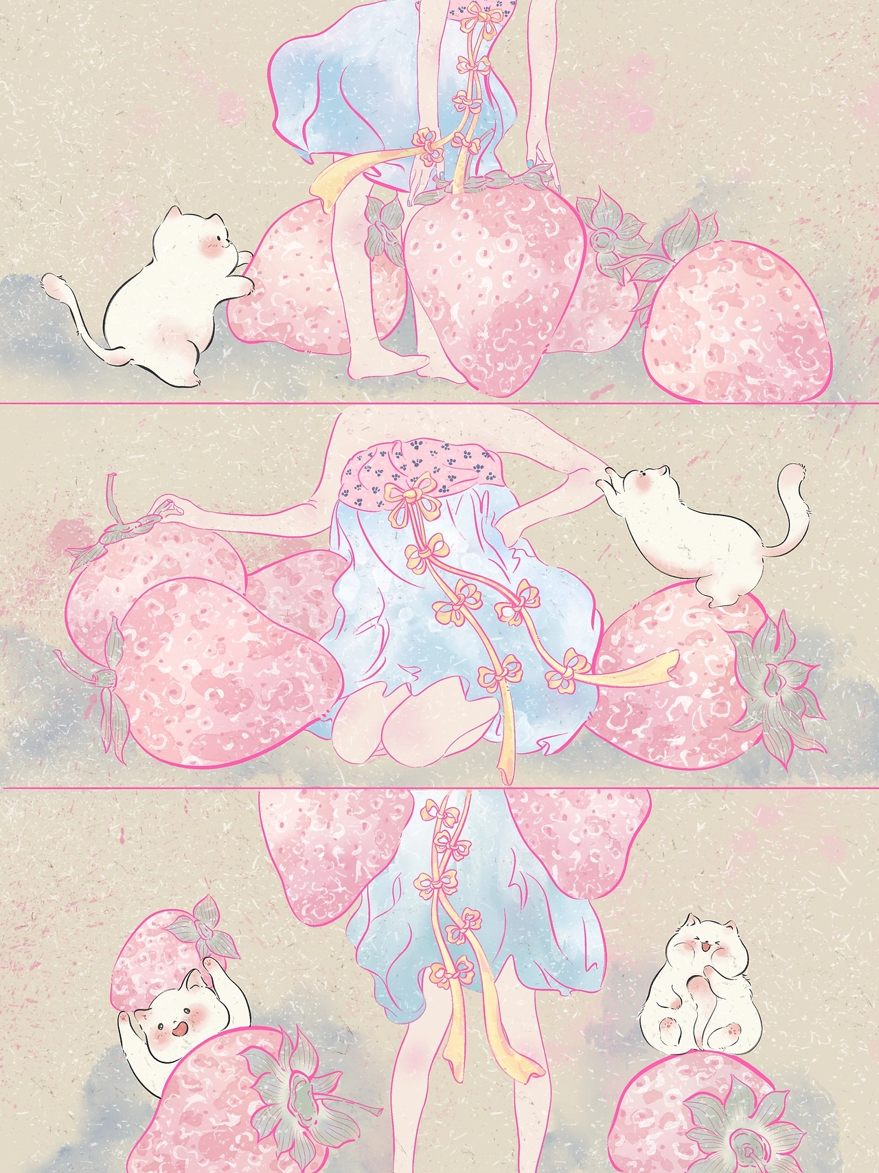 治愈系国风少女插画（图ZMTUxMjM4MTY=） - 教程 - 站酷设计师阿苏as原创素材 - 站酷ZCOOL