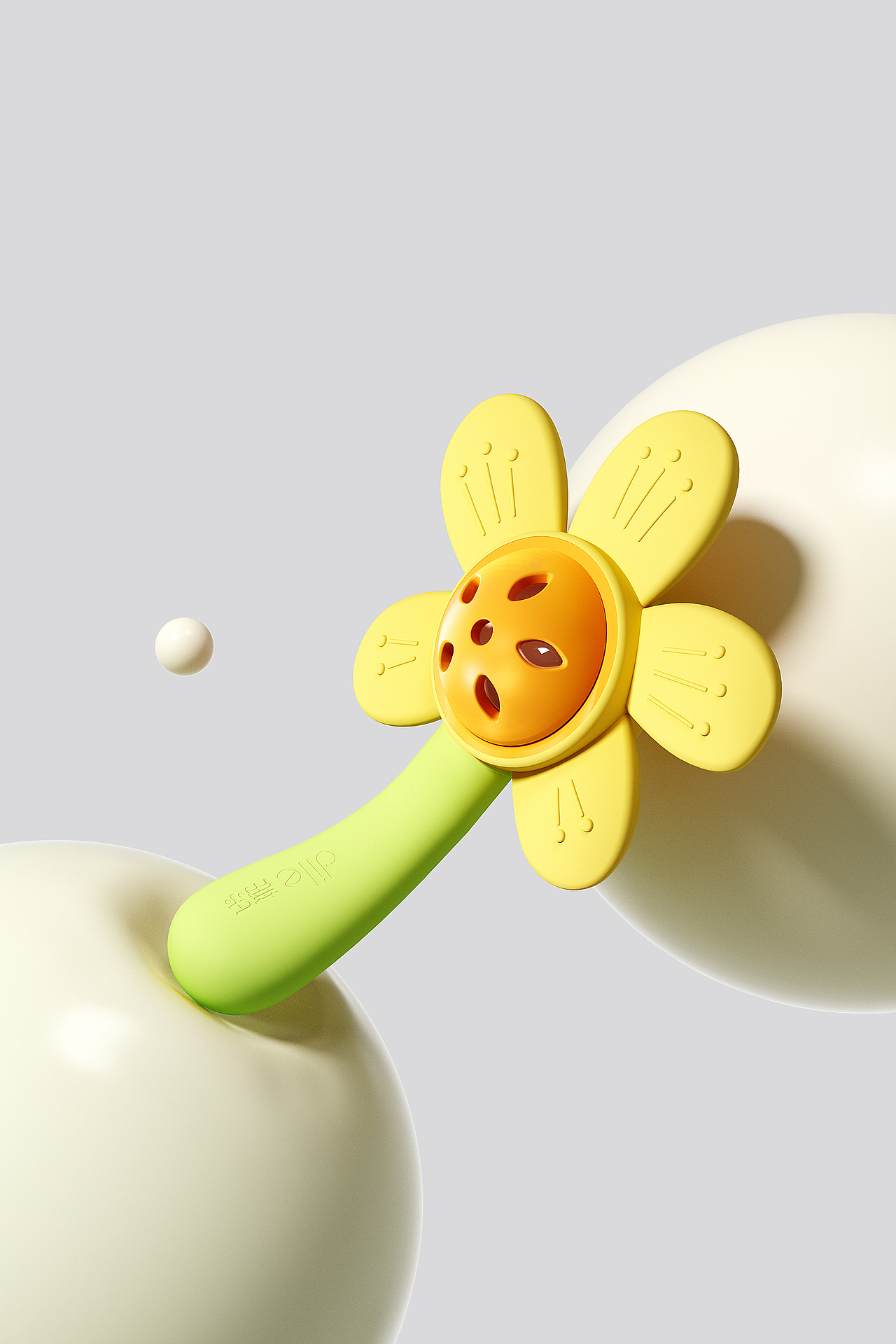 蒂乐花朵摇铃 | 花朵摇铃| 三维建模