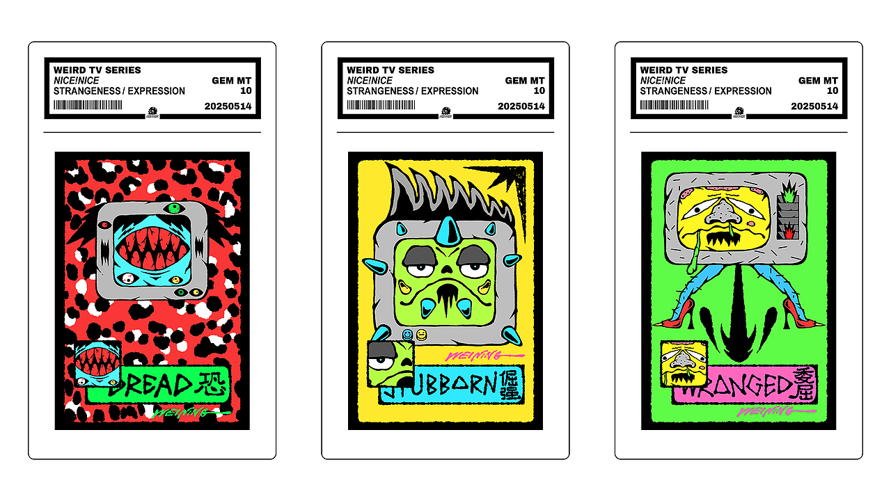 "怪情绪"球星卡