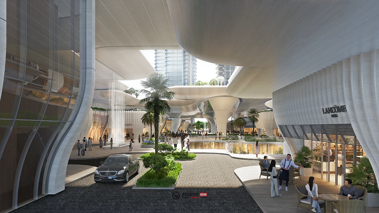 深圳后海“T107-0107”地块招标竞赛方案动画（图ZMzkyMDU2MzU2） - 动画/影视 - 站酷设计师BEEHIVE_唐原创素材 - 站酷ZCOOL