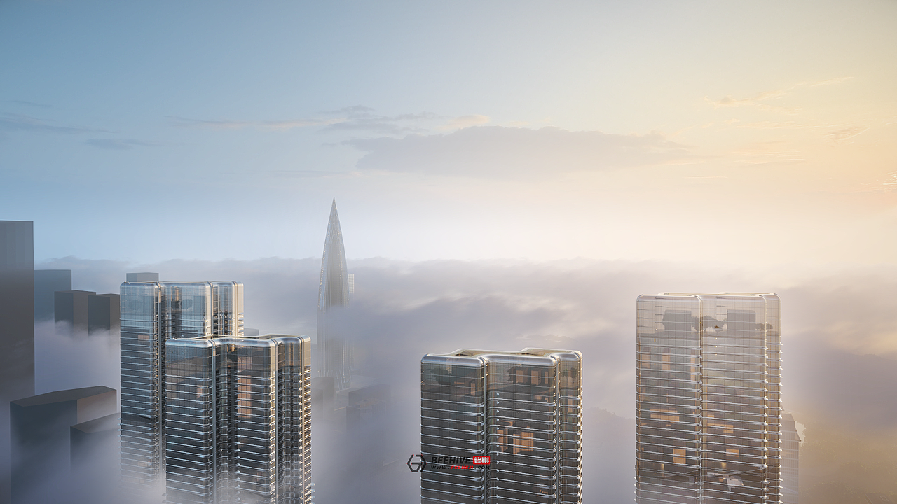 深圳后海“T107-0107”地块招标竞赛方案动画（图ZMzkyMDU2NDI0） - 动画/影视 - 站酷设计师BEEHIVE_唐原创素材 - 站酷ZCOOL