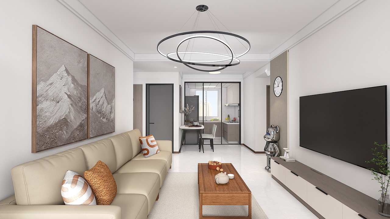 现代风格——柔和的家苑