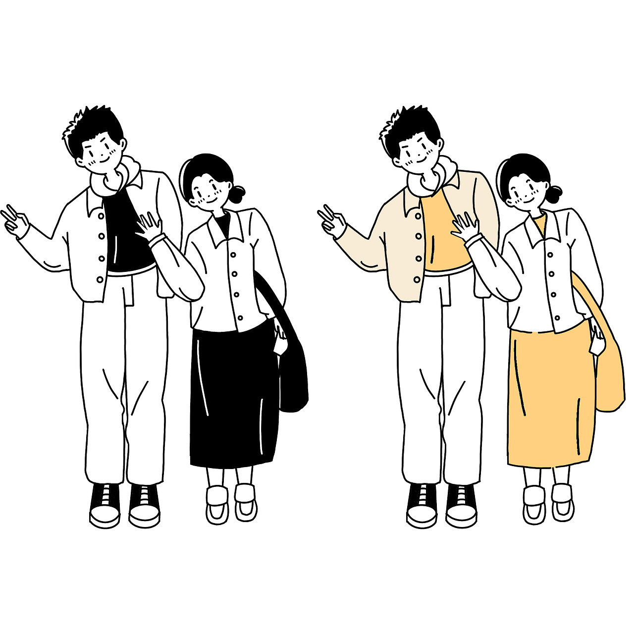 简约风插画（图ZMzkyMDczMjc2） - 商业插画 - 站酷设计师薛景文原创素材 - 站酷ZCOOL