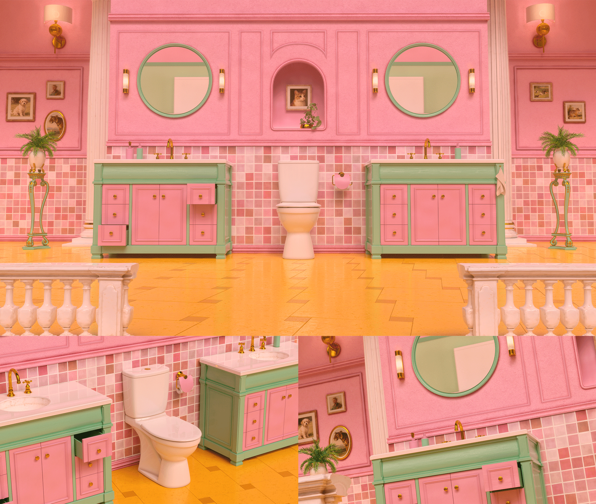 室内场景风格化探索